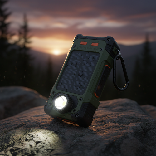 Tactical Solar Power Bank 20,000mAh